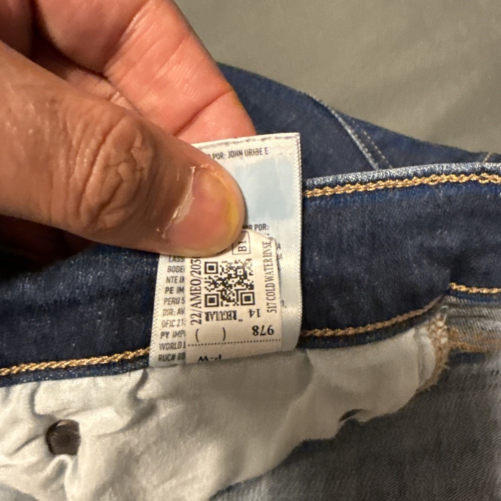 American Eagle Jeans Womens 14R Super High Rise Flare Leg Coin Pockets‎ Bohemian - Picture 12 of 16
